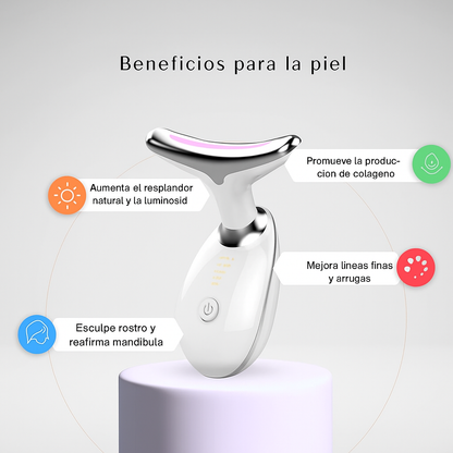 Masajeador facial - Rejuvenece Tu Rostro Desde Casa con Tecnología LED