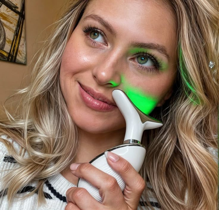 Masajeador facial - Rejuvenece Tu Rostro Desde Casa con Tecnología LED